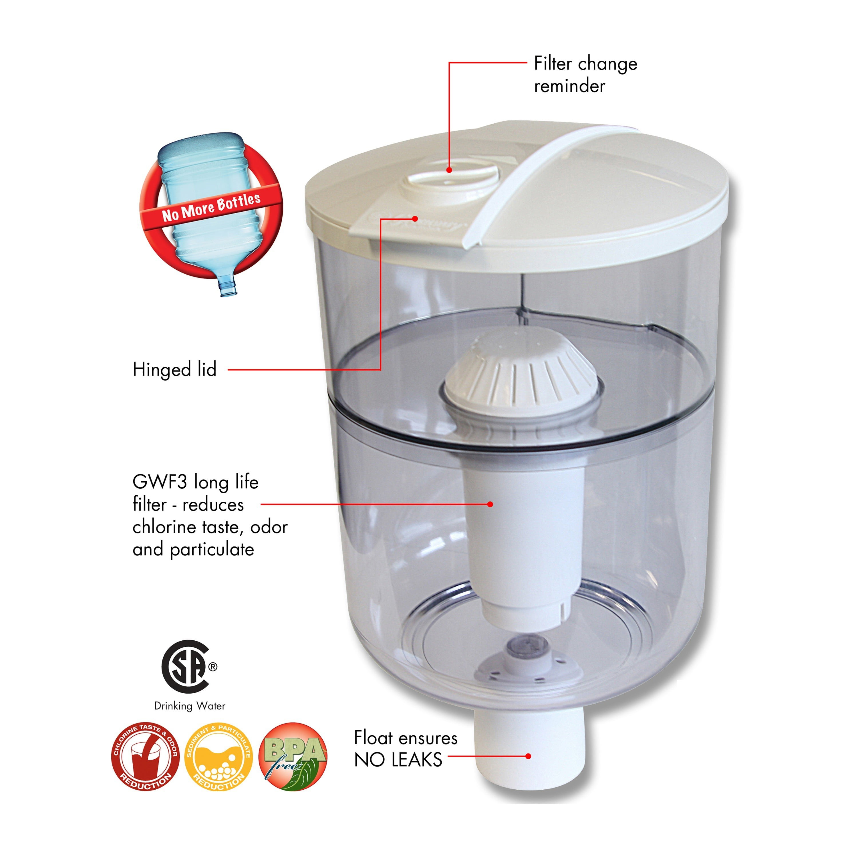 Large Water Dispenser — Drinking Water Dispensers - Refreshingusa - Medium