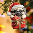 thumbnail image 4 of Christmas Gift Dog Acrylic – Unique Acrylic Christmas Decoration for Dog Lovers, Holiday Dog Gift, Dog-Themed Christmas Tree Ornament, Perfect for Pet Owners, 4 of 6