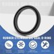 thumbnail image 4 of USH 40mm x 50mm x 6mm Hydraulic Cylinder Rubber Oil Seal Ring, 4 of 5