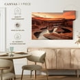 thumbnail image 4 of Elephant Stock Lake Powell Wall Art - Horizontal Canvas Wall Art - Living Room Wall Decor - Nature Canvas - Orange And Brown Decor - 12" x 8", 4 of 4