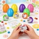 thumbnail image 4 of Juguetes de piscina, juguetes para bebés, juguetes para niños pequeños, huevos de Pascua, 12 piezas, mini peluches, coches de conejito, adornos, decoración, cesta navideña, juguetes de Pascua, decorac, 4 of 6