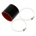 thumbnail image 1 of Ofertas Únicas 1 Juego de Manguera de Silicona para Automóvil Azul Negro de 22mm/0.87" ID 76mm/2.99" Longitud 0 Grados con Abrazaderas Manguera de Refrigerante Universal, 1 of 1