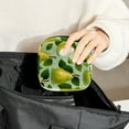 thumbnail image 6 of Pear Sanitary Bags Pad Bag Hidden Money Pouch for Travel Small Storage Bag Organizer Case, Plush Fabric Oxford Cloth Sponge Material, 4.7x6.6x6.6 in, 6 of 6