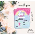 thumbnail image 5 of Darling Souvenir Blue Birthday Invitation Card Printable Elegant Fill or Write In Blank Party Invites 28 Pcs 5 x 7 Inches, 5 of 5