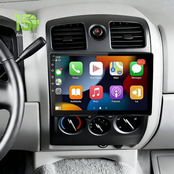 Molaner Android Car Stereo for Chevrolet Colorado 2004-2006 10.1 inch Touchscreen Fit for Carplay&Android Auto with Bluetooth GPS Navigation Mirror Link WiFi FM, 4 64G