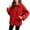 Red, variant on Lovskoo Women Teddy Bear Jacket Fleece Jacket Lapel Button Down Sherpa Jacket Fuzzy Winter Coats for Women Red