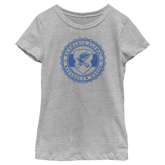 Girl's Harry Potter Hogwarts Alumni Ravenclaw House  Graphic Tee Athletic Heather X Large