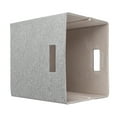 thumbnail image 2 of Caja De Almacenamiento Plegable, Contenedor De Almacenamiento Con Diseño De Mango Gris Oscuro Para Dormitorio ANGGREK Clothes Storage Bin, 2 of 8