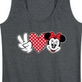 thumbnail image 3 of Mickey & Friends - Peace Love Mickey - Women's Racerback Tank Top, 3 of 5