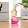 thumbnail image 6 of vnanda Small Glass Perfume Bottle 6ml Car Refillable Perfume Bottle Decoration Colorful Love Heart Shape Wood Lid Glass Aromatherapy Essential Oil Empty, 6 of 10