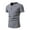 Gray, variant on Custom T Shirts Men T Shirts Summer Mens Short Sleeve Std-Up Collar Button Blouse Shirt Customized T Shirts