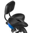 thumbnail image 1 of Asiento de bicicleta MOONCOOL de gran tamaño con respaldo acolchado de 29 x 24 cm, 1 of 7