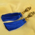 thumbnail image 3 of Pendientes colgantes Zulema Moda Bohemia Fringe Boho Long Tassel Hook para mujer Azul, 3 of 3