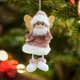 thumbnail image 1 of Muñeca de lana Adornos navideños Regalo de cumpleaños para el día del niño Colgante para árbol de Navidad Fiudx, 1 of 5