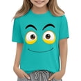 thumbnail image 6 of jobturf Cotton Shirts for Boys Cute Cartoon Graphic Tees Y2k Comfy Loose Short Sleeve Tops Lightweight Summer Blouses Size 3-10 Years, 6 of 6