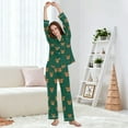thumbnail image 5 of joogoo Pajamas Set for Women Cute Reindeer Long Sleeve Pjs Loungewear L, 5 of 7