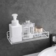 thumbnail image 3 of Shower shelf - to glue without drilling - 26.510.55cm - (white) 1 pack, 3 of 4