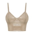 thumbnail image 3 of vastwit Women Vest V-Neck Camisole Tank Top with Square Cami Vest Sport Tops Performance Party Champagne XS, 3 of 7