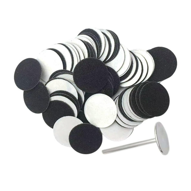 1 Boîte Disques de Sable pour Fichier de Pied Électrique 15mm 150grilles 100 Pcs