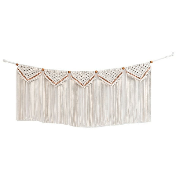 Wall Hanging Tapestry Hand-Woven Bohemian Tassels Curtain Wedding Backgroud Decoration for Home Bedroom Dorm