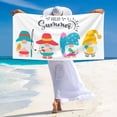 thumbnail image 5 of Bingfone Gnomes Summer Oversized 27.7x55 Inches Beach Towel, Super Absorbent Soft Plush Pool Towel, Bath Towel for Travel Sports Pool Swimming Bath Camping Yoga Girls Women Adults, 5 of 6
