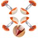 thumbnail image 1 of Mini ensanchadores de zapatos para pies anchos, expansor antideslizante más ancho, zapatos ajustables para hombres y mujeres, cirugía plástica, 4 Uds., 1 of 5