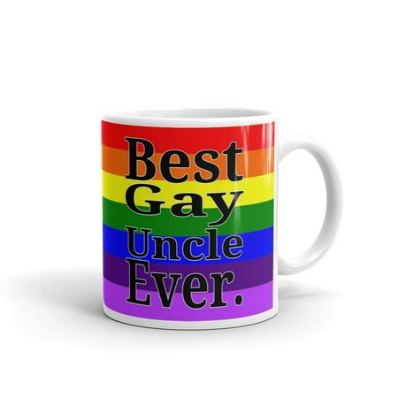 Best Gay Uncle Ever Pride Funny Coffee Tea Ceramic Mug Office Work Cup Gift 15