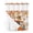 Khaki, variant on No Hook Shower Curtain, Fall Scarecrows Long Bathtub Curtains with Snap in Liner, Thanksgiving Autumn Pumpkins Leaves Brown Waterproof Washable Fabric Bathroom Curtain Set, 72" x 78"