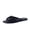 Black, variant on Cushionaire Lanky Strappy Sandals for Women, Trendy Multi-Strap Square Toe Flat Slide Womens Sandals with Cushioned Footbed