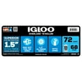 thumbnail image 4 of Igloo 72 QT Overland Ice Chest Cooler with Wheels, Gray, 4 of 17