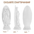 thumbnail image 2 of Miangastore Virgin Mary Figurine Resin Virgin Mary Statue Catholic Sculpture Religious Style Statue, 2 of 8