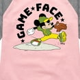 thumbnail image 3 of Disney - Game Face Baseball - Toddler & Youth Girls Raglan Graphic T-Shirt, 3 of 5