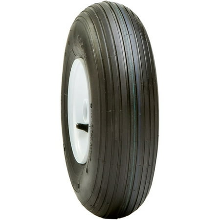 Greenball Wheelbarrow 4.80/4.00-8 4 PR Rib Tread Tubeless Lawn and Garden Tire (Tire (Best Tubeless Road Tires 2019)