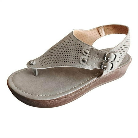 

SHENGXINY Fashion Clip Toe Wedge Sandals Women Summer Platform Rome Sandalias Mujer 2022 Plus Size 44 Thick Sole Beach Shoes Ladies