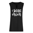 thumbnail image 5 of ALLLIST Cute Summer Tops for Women Black V-Neck Floral Sleeveless Tank Tops Tank Tops S, 5 of 7