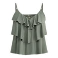 thumbnail image 5 of Time and Tru Women's and Women's Plus Tiered Ruffle Tankini Top, Sizes S-3X, 5 of 5