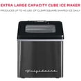 thumbnail image 3 of Frigidaire 40lbs. Countertop Clear Square Ice Maker - Black, 3 of 13