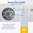 thumbnail image 2 of Express Water – Big Blue Sediment Replacement Filter – SED Dirt, Sand, Rust High Capacity Water Filter – Whole House Filtration – 5 Micron – 2.5” x 20” inch, 2 of 4