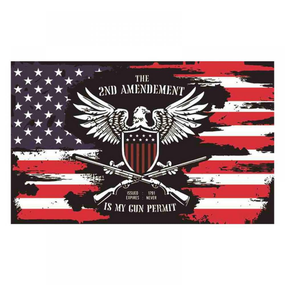DONALD TRUMP FLAG *FREE SHIP USA SELLER!* LGBT Guns Beer USA Sign Poster 3x5' 