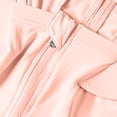 thumbnail image 5 of Riecok Sun Protection Jacket for Kids Long Sleeve Coats Lightweight Breathable Tops Running Hiking Clothes Pink 7-8 Years, 5 of 8