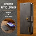 thumbnail image 6 of Magnetic Wallet Case for iPhone 17 Pro with Card Holder, Detachable Leather Kickstand Case with Card Slots - 6.3 inch (Gray), 6 of 19