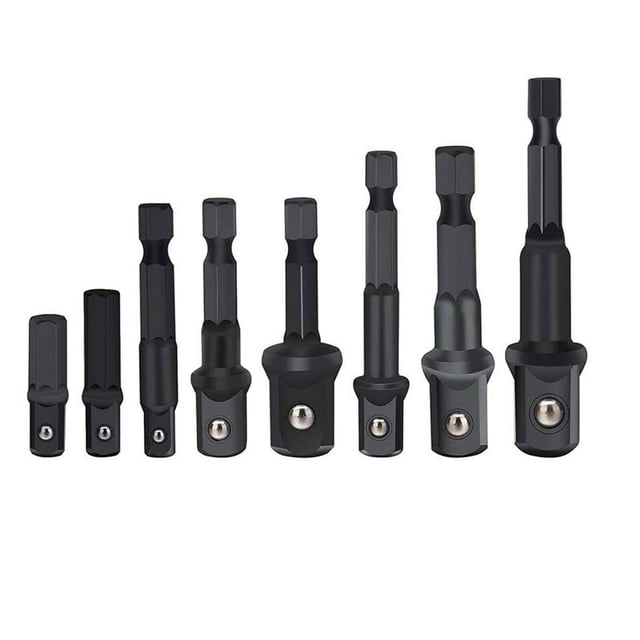 Juego de Herramientas de varilla de conversión de bola de acero, destornillador eléctrico, broca de vástago hexagonal, junta de enchufe, 8 Uds. Sailing Electrónica