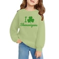 thumbnail image 3 of Mercatoo Girl Boy St 𝐏atricks Day Shirt Kids Sweatshirts Shamroc𝐤 Long Sleeve Pullover Saint Outfit Youth Funny Junior Hoodie, 3 of 6