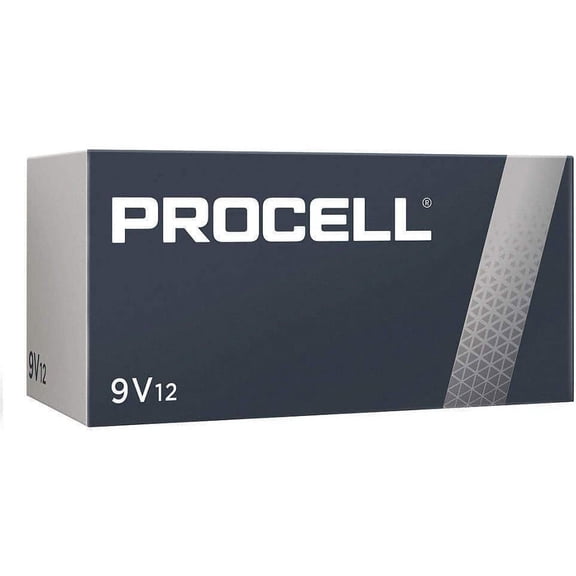 Duracell Procell Alkaline 9V batries 12 Pack