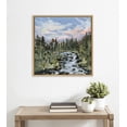 thumbnail image 6 of Woven Paths Sylvie Minnesota Framed Canvas Wall Art by Emily Kenney, 22x22 Natural, Painterly Nature Landscape Art, 6 of 7