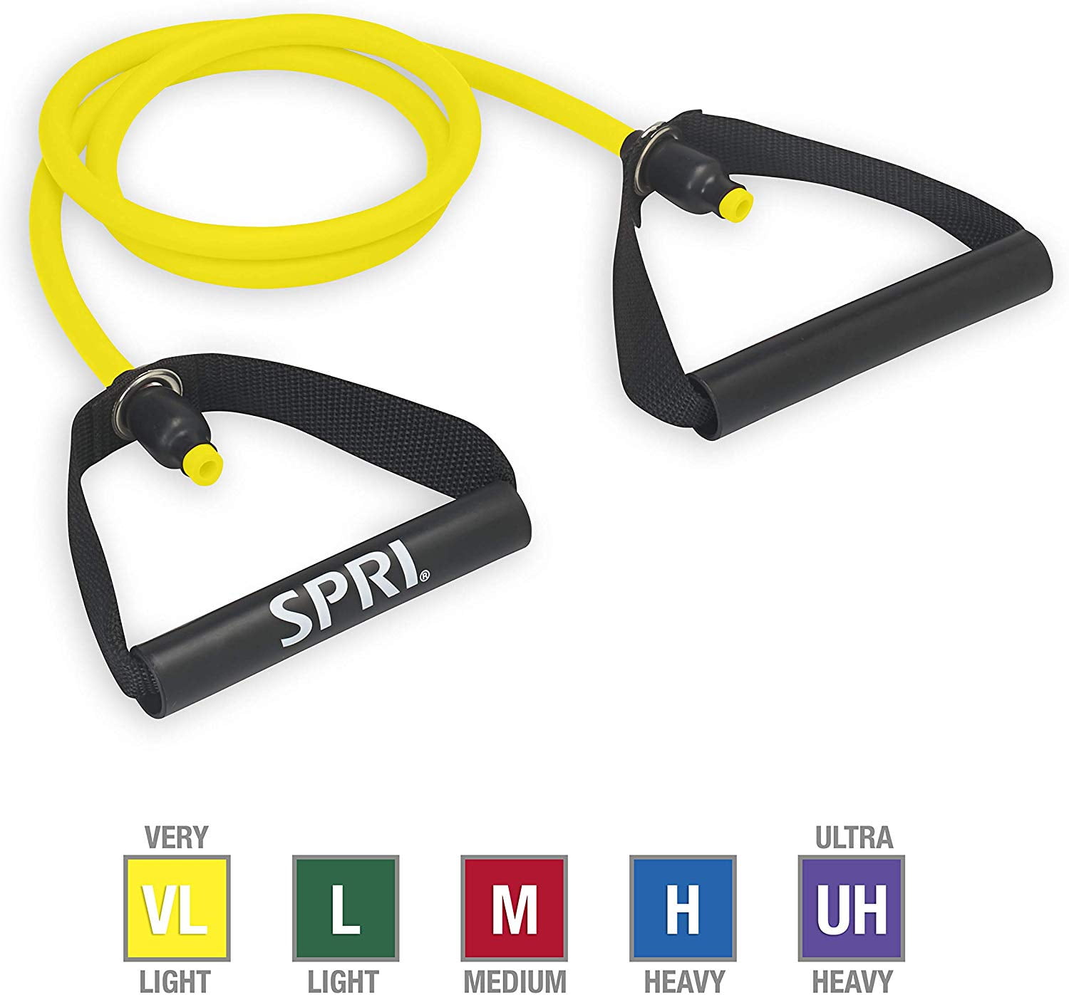 SPRI Original Xertube Resistance Bands Exercise Cords W/ rubber sleeve
