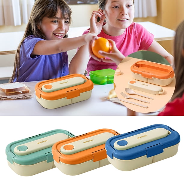 onlyliua Ofertas Del Día Liquidación Prime Canadá Fiambrera Bento de Tres Formatos Convajilla Fiambrera de Plastico Separada Paraestudiantes y Trabajadores de Oficina Fiambrera Portátil para Microond