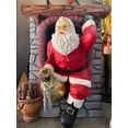 Northlight Seasonal 7 Santa Claus in Chimney Musical Christmas Snow