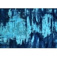 thumbnail image 1 of Ahgly Company Indoor Rectangle Oriental Light Blue Industrial Area Rugs, 2' x 4', 1 of 4