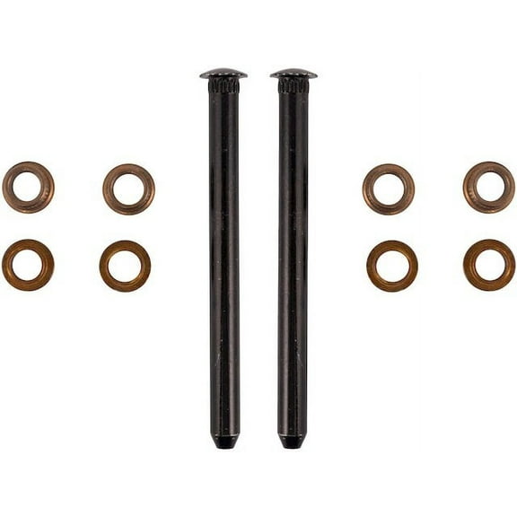 Door Hinge Pin and Bushing Kit - Compatible with 1977 - 1986 Chevy K30 1978 1979 1980 1981 1982 1983 1984 1985